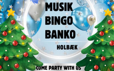 13. nov. 2026 – Musik Bingo Banko i BOXEN Holbæk – Julefest 🎄